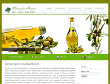 Tablet Screenshot of manzaoliva.com